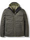 Microlight Herren Jacken Puffer Wasserdicht Dunkle Armee