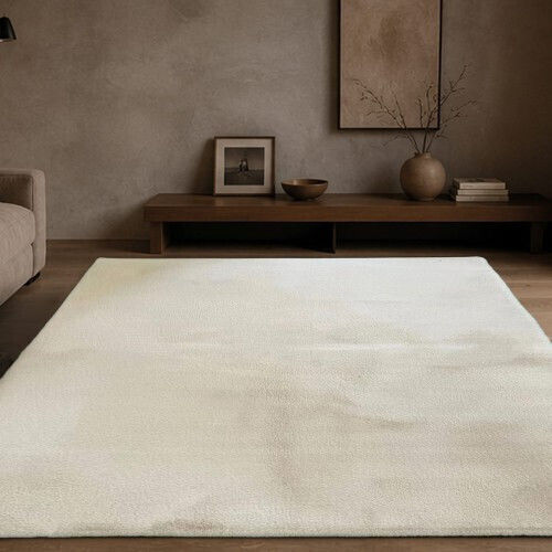Teoran Teoran Wohnzimmer Teppich Rechteckig Ecru 160x230cm