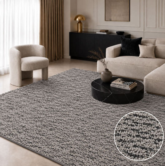 Jollie Wohnzimmer Teppich Rechteckig Graue Hellgrau 150x200cm