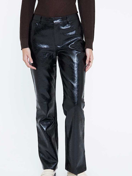 Damen Stoffhose Schwarz