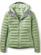 Microlight Alpine Women's Puffer Jacket for Winter Fig Green