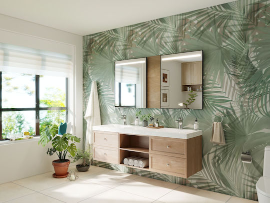 Panouri Decorative 3D Din PVC Gri 280x120cm