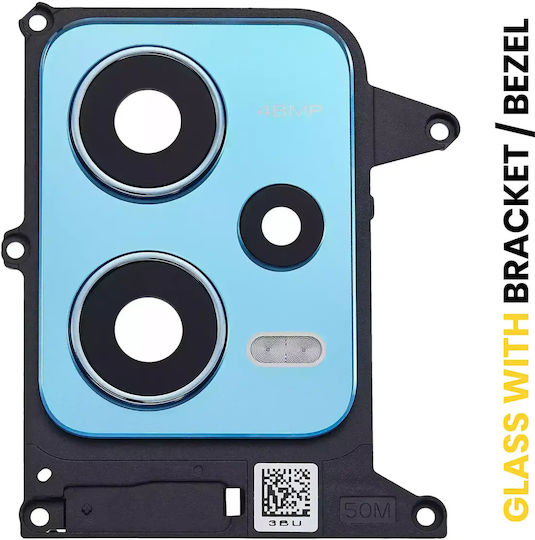 Suport Ramă Obiectiv Cameră Spate Xiaomi Redmi Note 12 5G Albastru Mystique
