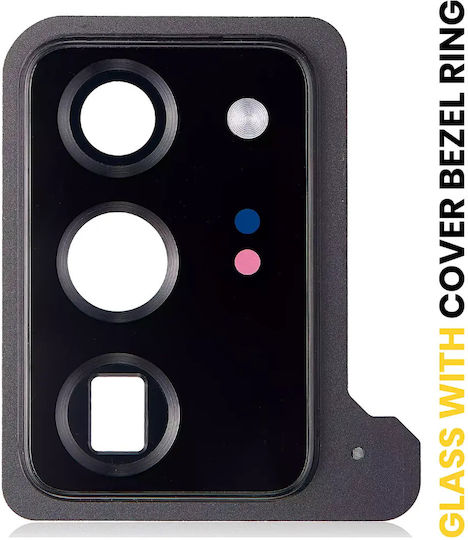 Back Camera Lens Cover Bezel Ring Samsung Galaxy Note 20 Ultra Mystic Black