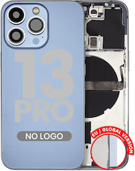 Back Housing W Small Parts Iphone 13 Pro Eu Global Version Aftermarket Plus Sierra Blue