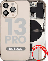 Back Housing W Small Parts Iphone 13 Pro Eu Global Version Aftermarket Plus Gold