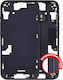 Mid-frame Housing W Small Parts Iphone 15 Eu Global Version Aftermarket Plus Black