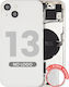 Back Housing W Small Parts Iphone 13 Eu Global Version Aftermarket Plus Starlight