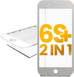 2 In 1 Front Glass + Frame Pre-installed Iphone 6s Plus White 2 Pack 2 In 1 Front Glass + Frame Pre-installed Iphone 6s Plus White 2 Pack