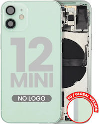 Back Housing W Small Parts Iphone 12 Mini Eu Global Version Aftermarket Plus Green