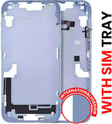 Mid-frame Housing W Small Parts Iphone 14 Plus Eu Global Version Aftermarket Plus Blue