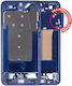 Mittleres Gehäuse Samsung Galaxy S25 Plus 5G US- und Internationale Version Marineblau