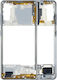 Mid-frame Housing Compatible Samsung Galaxy A41 A415 Service Pack White