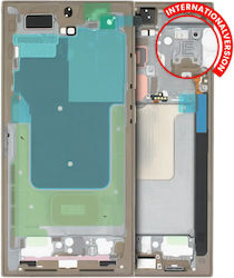 Средна Рамка За Мобилен Телефон Samsung Galaxy S24 Ultra 5g International Version Service Pack Титаниево Жълта