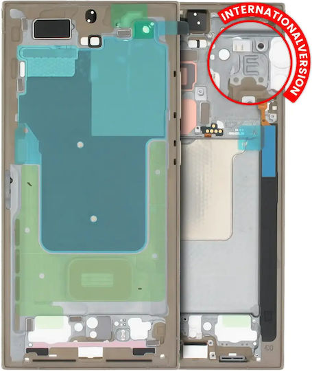 Mid-frame Housing Samsung Galaxy S24 Ultra 5g International Version Service Pack Titanium Yellow