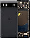 Back Housing Google Pixel 6a Genuine Oem Charcoal