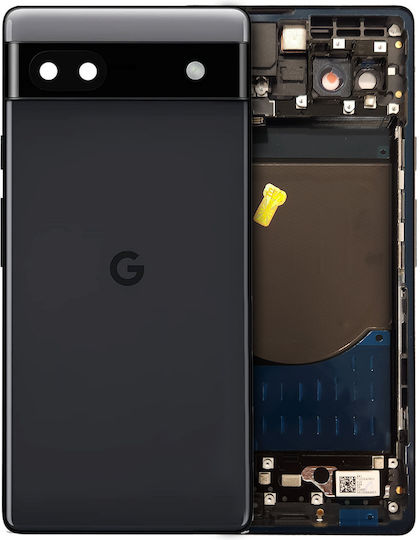 Back Housing Google Pixel 6a Genuine Oem Charcoal