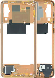 Mid-frame Housing Compatible Samsung Galaxy A70 A705 Service Pack Orange
