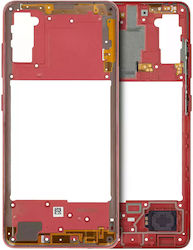Mid-frame Housing Samsung Galaxy A41 A415 2020 Aftermarket Plus Prism Crush Red