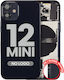 Back Housing W Small Parts Iphone 12 Mini Eu Global Version Aftermarket Plus Black