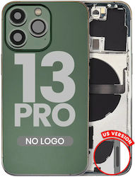 Back Housing W Small Parts Iphone 13 Pro Us Version Aftermarket Plus Alpine Green
