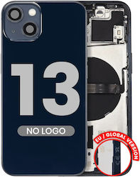 Back Housing W Small Parts Iphone 13 Eu Global Version Aftermarket Plus Midnight