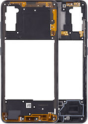 Mid-frame Housing Samsung Galaxy A41 A415 2020 Aftermarket Plus Prism Crush Black