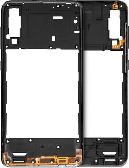Mittleres Gehäuse Samsung Galaxy A30s A307 2019 Prism Crush Schwarz