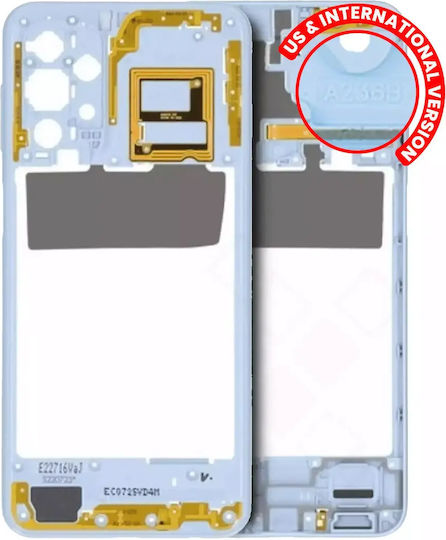 Mid-frame Housing Samsung Galaxy A23 5g A236b 2022 International Version White