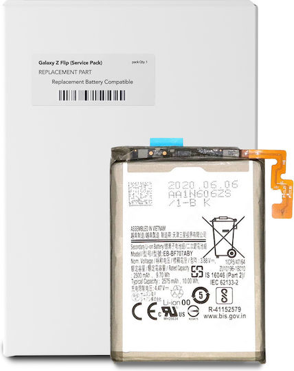 Ersatzbatterie Hauptsächlich Samsung Galaxy Z Flip 4g 5g Eb-bf707aby Service Pack