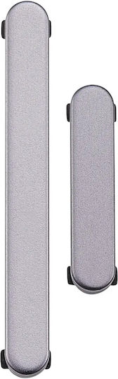 Hard Buttons Power Volume Samsung Galaxy S25 S25 Plus Premium Silver Shadow
