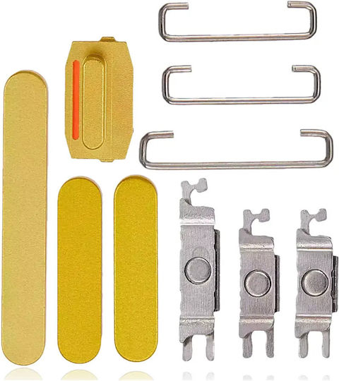 Hard Buttons Power Volume Switch Iphone 14 14 Plus Yellow