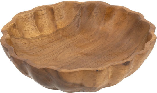 Artekko Platou Decorativ Din Lemn Maro 20x20x5cm