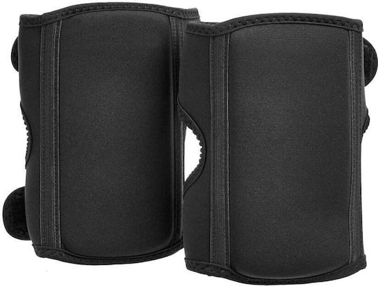 Genunchiere Profesionale de Protecție Typec pentru Muncă 8.5 Inch Mărime Universală Cu Bretele Reglabile Set 1 Pereche 2 Bucăți Negru