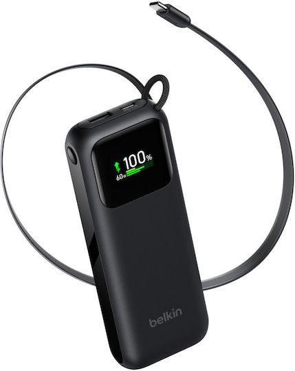 Belkin UltraCharge Power Bank 11000mAh 60W mit 2 USB-C Ausgangsanschlüsse Schwarz