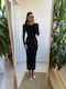 Schwarzes Damenkleid