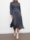 Midi Damenkleid Grau