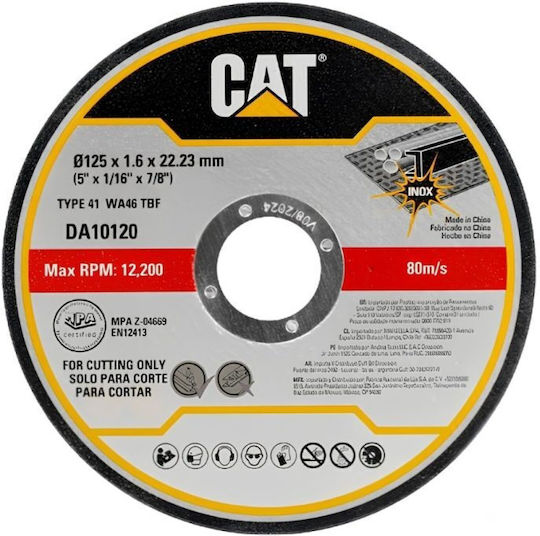 CAT Metall-Schleifscheibe 125mm 10 Stück