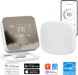 Mirrortherm Ψηφιακός Θερμοστάτης Χώρου Black Smart με Wi-Fi