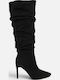 Suede Women's Black Boots