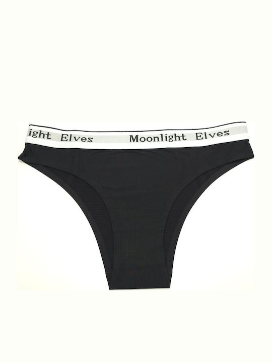 Women's Seamless Black Slip