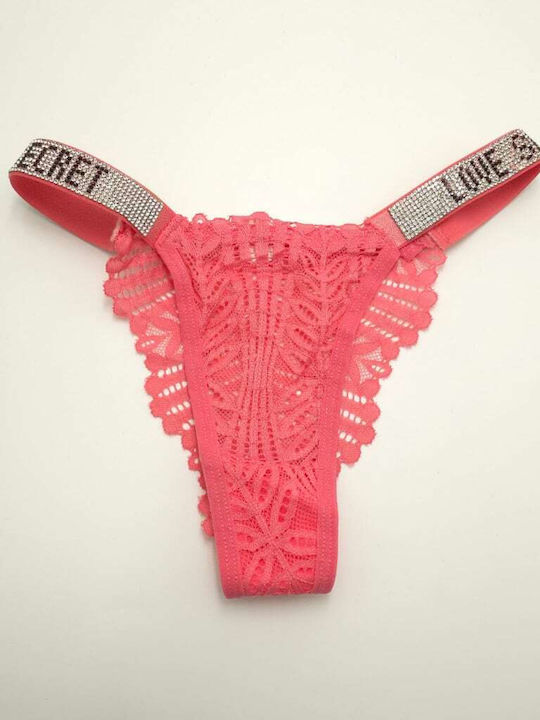 Hand's Foner Women's Briefs with Pink Lace