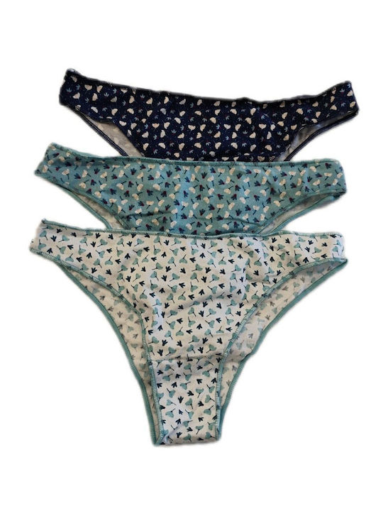 Cotonella Chiloți pentru femei Brazil 3Pack Mul...