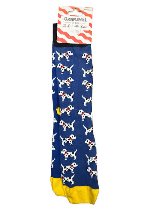 Carnaval Socks Männliche Blaue Socken