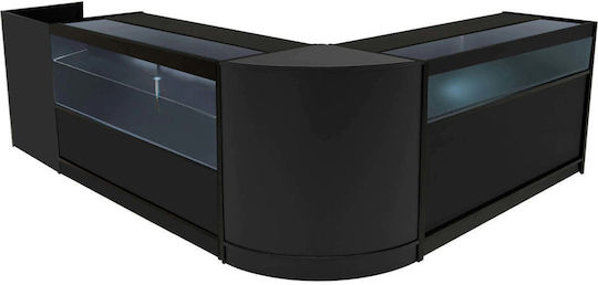 Gravity Led Shop Counter Set B1500 C1500 Tb60 & Cm60 Black