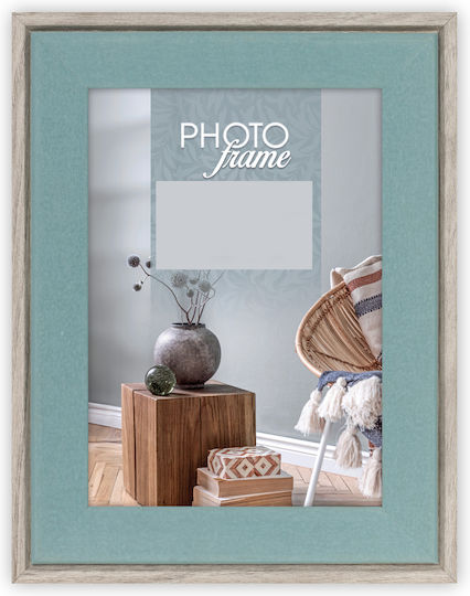 ZEP Wooden Double Photo Frame Bochum B 13x18 Natural Wood Vera Green ZEP Wooden Double Photo Frame Bochum B 13x18 Natural Wood Vera Green