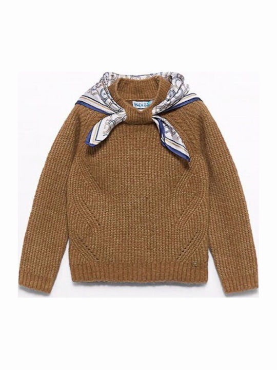 Abel & Lula Kids Long-sleeved Sweater Camel