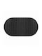 MRShome Non-Slip Bath Mat Oval DC-026002BK Black 38x69cm