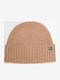 Beanie Γυναικείος Σκούφος Πλεκτός σε Μπεζ χρώμα