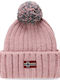 Semiury Beanie Women's Knitted Beanie in Pink Colour
